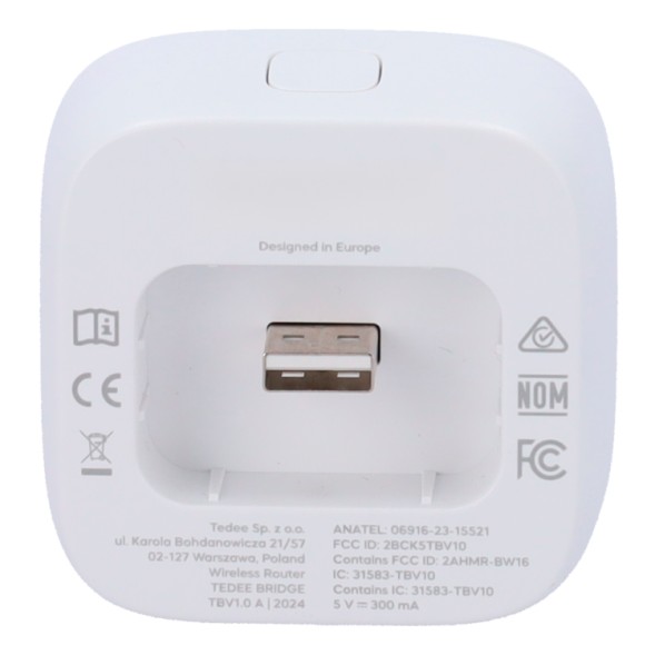 Puerta de enlace WiFi Tedee TEDEE-BRIDGE-WBT - BT 5.0