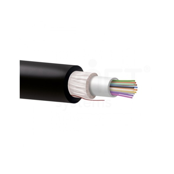 Cable fibra óptica Keynet F2-24HA-B1L2N - 24 fibras SM G657A2, monotubo LSZH, dieléctrico, interior/exterior