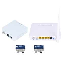Комплект для розширення IPTV та WiFi через коаксіальний кабель