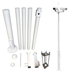 Poste para cámaras CCTV SAM-4472 - 6 m, acero galvanizado