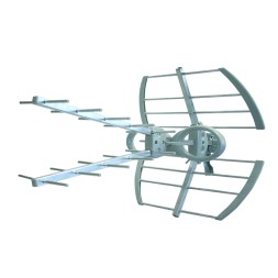 Antena 5G UHF pasiva  (470 - 694 MHz) con conector F.G: 13,5dB.