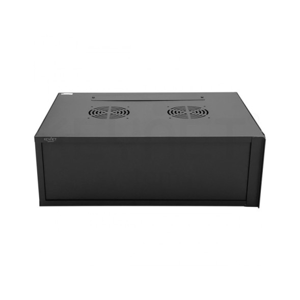 Armario rack mural 19" Keynet FR10-S0354-CT - 3U, 560x400x190mm, puerta metálica, montado