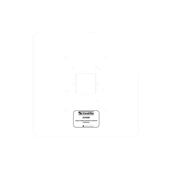 Marco Embellecedor Universal de interior. Blanco. Especial para monitores de videoportero de cualquier marca.
