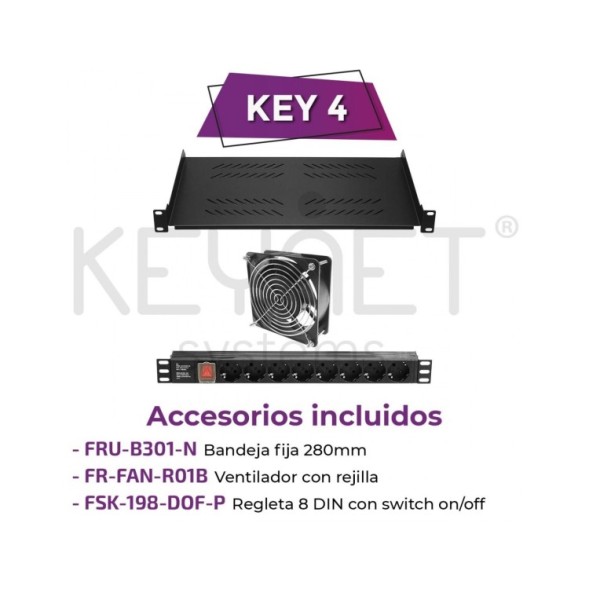 Kit de accesorios para Racks FR6/FR9, Fondo:450mm.