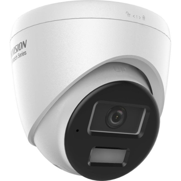 Cámara IP turret HiWatch HWI-T260HA-LUF/SL - 6 MP, luz híbrida, audio bidireccional, PoE
