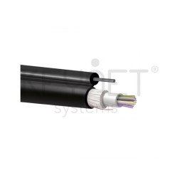 Cable 12fo holgada G657A2, monotubo, Fv, CPR-FCA, ADSS (Tendidos aéreos con fiador, Antihumedad, Antirroedor leve)