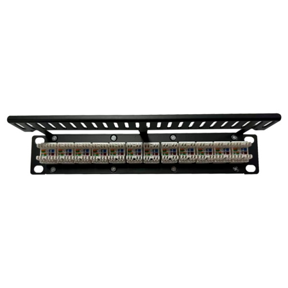 Patch panel rack 10" Kelvo KE-PATCH-10-12P - Cat6