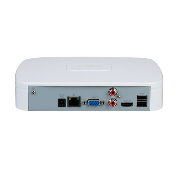 NVR 16ch IP hasta 12Mpx/8Mpx, 160/80Mbps, H.265+, 1 HDD