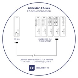 Fuente de alimentación 5V - 20A con control remoto. Para cabeceras profoesionales EK