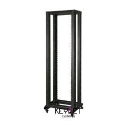 Rack abierto a suelo 2 arcos 19" 42U desmontado 2070x400mm, carga 200kg, 4 ruedas