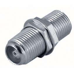 Conector F doble hembra CON128 para TV