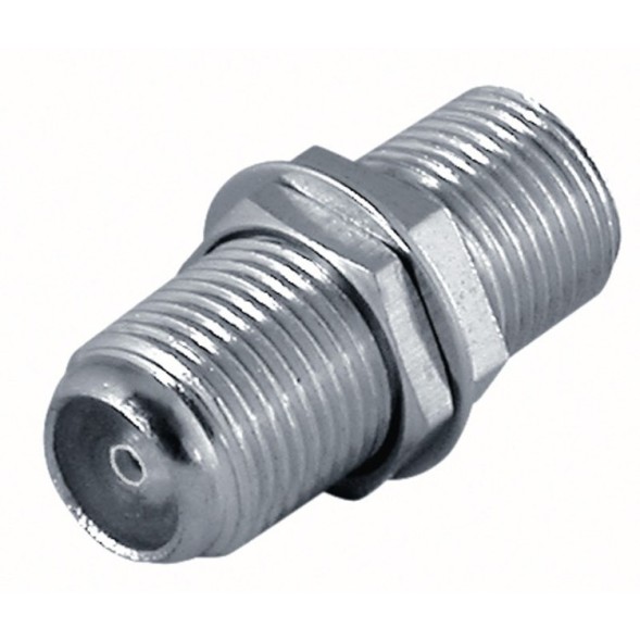 Conector F doble hembra CON128 para TV