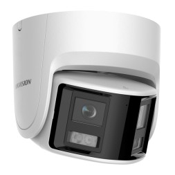 Cámara IP turret, 4MPx, Gama PRO, panorámica, IR 30mts, Dual lens  2x2.8mm, H.265, PoE802.3af.  IP67