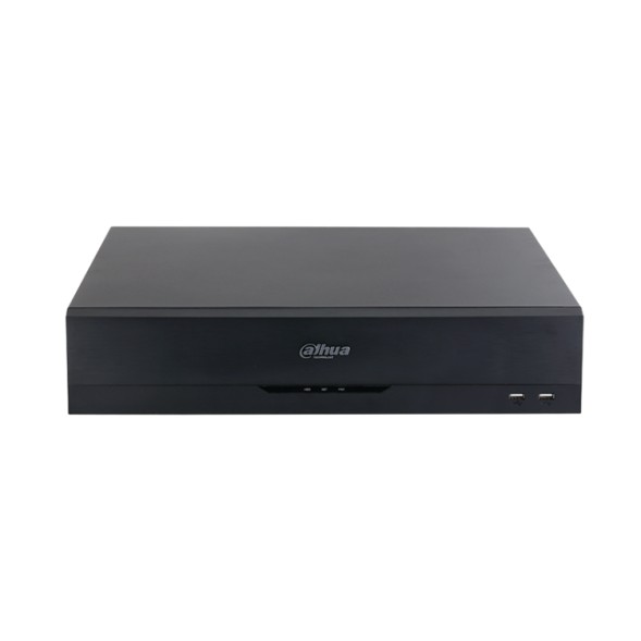 NVR 64ch IP hasta 32Mpx, 384Mbps, H.265+, 8 HDD