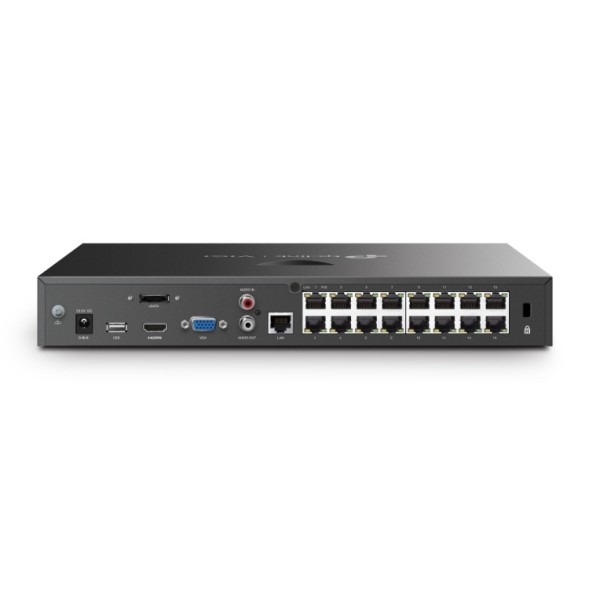 Grabador NVR VIGI NVR2016H-16P - 16CH, PoE+, 4K