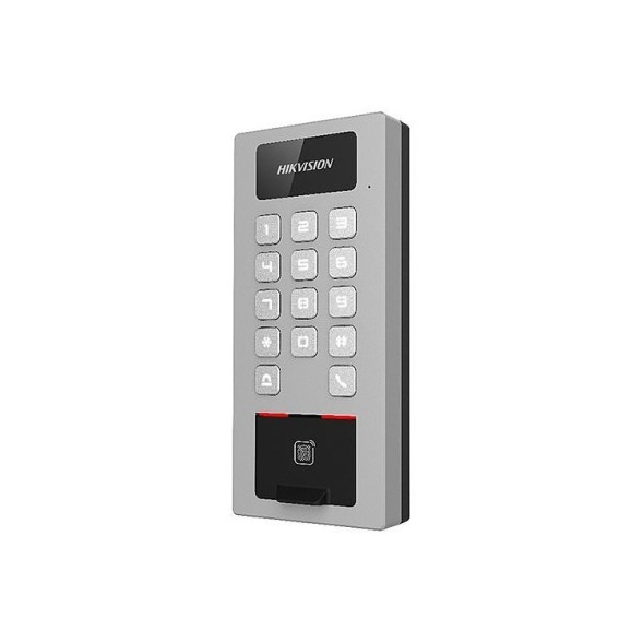 Control de accesos de superficie, IP65, IK09, para supervisión vía smartphone. Lector biométrico huella, Mifare y teclado. Unif