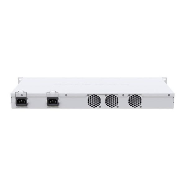 Cloud Router Switch 650Mhz, 64Mb, x24 sfp+, x1 10/100, x4 QSFP+ (40G), RouterOS / SwitchOS, Level 5