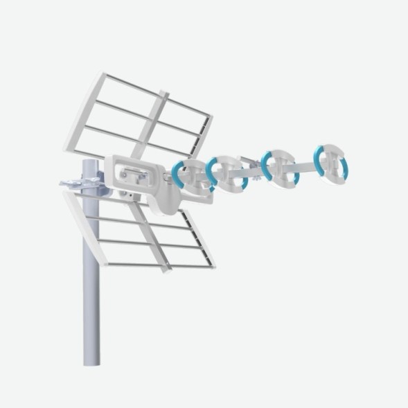 ВІДНОВЛЕНИЙ | Антена UHF Novamax NV010031 - HDTV, фільтр 5G, 12-15 дБі, 8 елементів