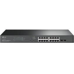 Switch Smart OMADA de 16 puertos Gb PoE 150W, x2 puertos SFP ,para rack 19"