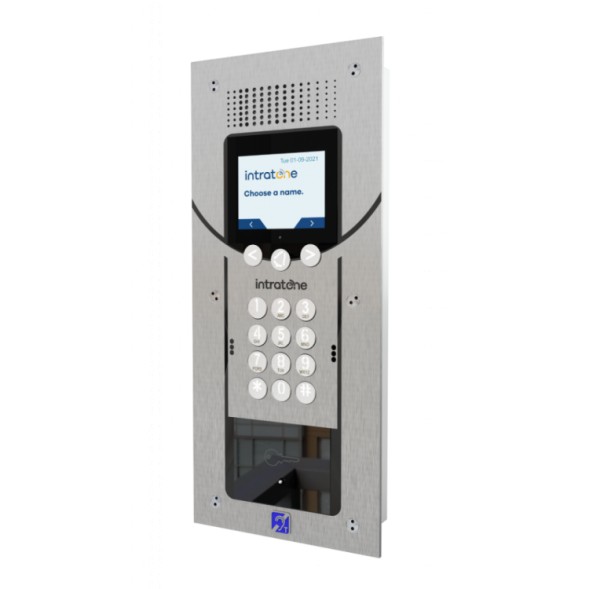 Videoportero 4G hasta 200 vecinos con lector de proximidad manos libres. Placa Vendone Smile. Para Empotrar.