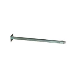 Garra muro 75 cms, placa 90x120mm, perfil 30x30x3mm