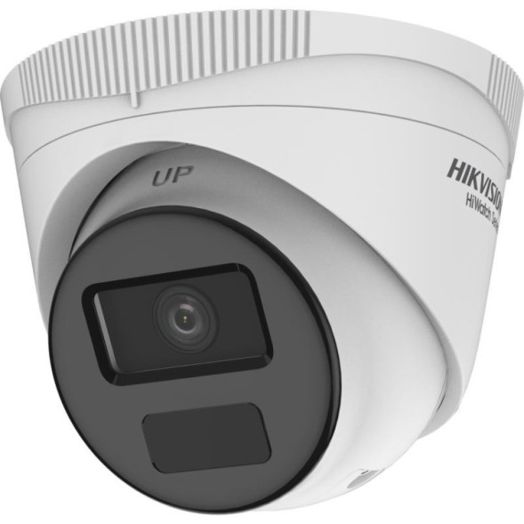 HIKVISION HIWATCH Cámara IP turret HiWatch HWI-T221H-C - 2 MP, lente fija 2.8 mm, IR 20 m, PoE