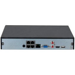 NVR Dahua Lite NVR2104HS-P-4KS3 - 4-канальний PoE 4K SMD