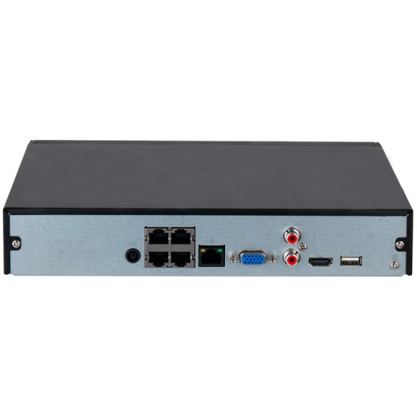 NVR Dahua Lite NVR2104HS-P-4KS3 - 4-канальний PoE 4K SMD
