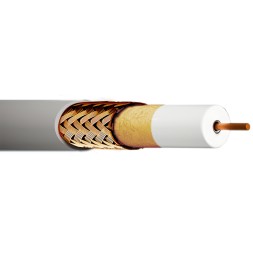 Cable coaxial EKSELANS CCR 96G+D-250 - 250 m, cobre, Clase A, LSZH CPR Dca