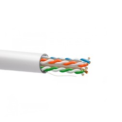 Кабель CAT6A U/UTP BC 23AWG, мідь, LSZH, CPR-CCA s1,d1,a1. Котушка 500 м.