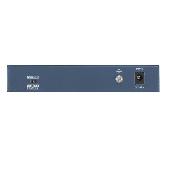Switch de 4 puertos 10/100 POE (puerto 1 soporta Hi-PoE 60W)  60W + x2 UPLINK, para sobremesa