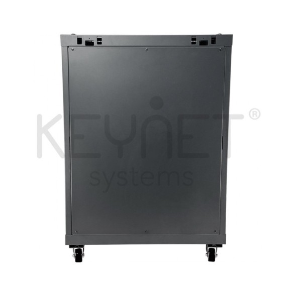 Rack de pared/suelo de 19", 18U, F600 / AN 600 / AL 905mm, carga 60kg, vacío. DESMONTADO