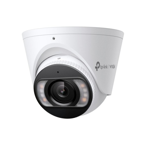 VIGI BY TP-LINK Cámara IP turret, 4Mpx, Lente 2.8mm, IR 30mts Full Color. Interior. Smart Event. Audio. IP67