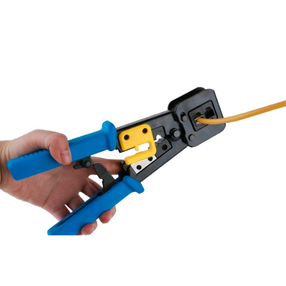 Обтискний інструмент RJ45 RJ11 Kelvo KE-CRIMP-HP - прохідний провід
