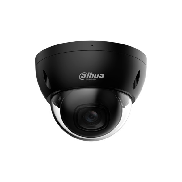Cámara IP domo Dahua IPC-HDBW2441E-S-BLACK - 4MP IR PoE