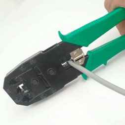 Обтискний інструмент RJ45 RJ11 RJ12 Kelvo KE-CRIMP-ECO - 3 в 1