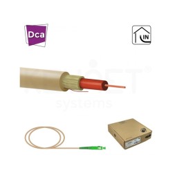 Pigtail óptico Keynet F501-PT-SA-FX-DLM050 - 1fo SC/APC, G657A2, Dca