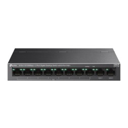 Switch PoE+ TP-Link OMADA LS1210GP - 8 puertos PoE+ 802.3af/at, 1 SFP, 61W 250mts