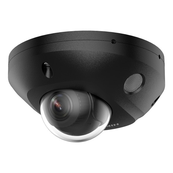 HIKVISION HIWATCH Cámara IP turret HiWatch HWI-T249HAA-LU - 4MP, Lente 2.8 mm, ColorVu 3.0, Micrófono, PoE, IP67. Blanco