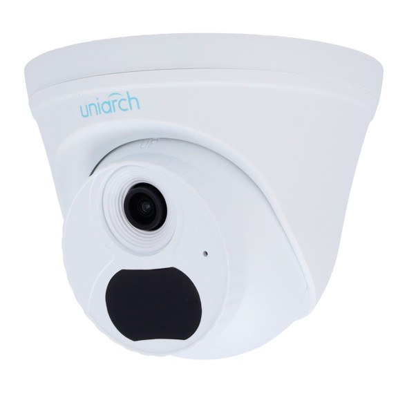HIKVISION HIWATCH Cámara IP turret HiWatch HWI-T249HAA-LU - 4MP, Lente 2.8 mm, ColorVu 3.0, Micrófono, PoE, IP67. Blanco
