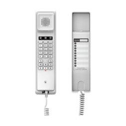 Teléfono IP WiFi Grandstream GHP610W - 2 líneas SIP, WiFi 6 doble banda, PoE, audio HD, color blanco