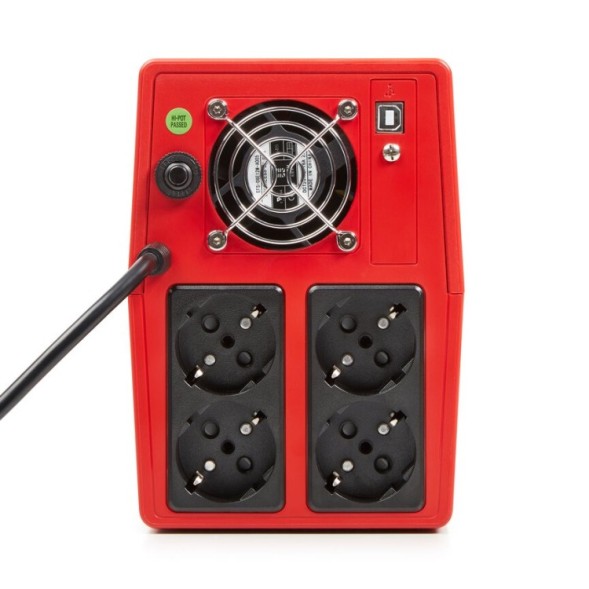 SAI Line-interactive de 2000 VA / 1200W, con alarma e indicador LED, salida 230 VAC, x6 shucko, USB