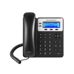 Teléfono IP con 2 líneas, 132 x 48 backlit LCD, 3 teclas XML programables, SIN POE. Grandstream