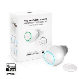 KIT Termostato controlador de calor y sensor de temperatura. Versión Zwave Plus