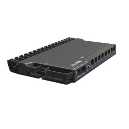 Routerboard de 4 Cores a 1.4GHz y 1Gb RAM, x7 puertos Gb, x1 2.5G, x1 SFP+, L5 RACK