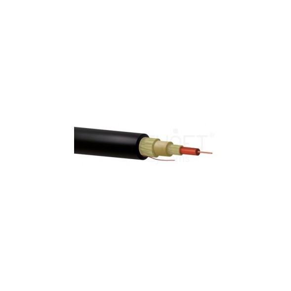 Cable 1F G657A2, SM, x2 cubierta, CPR-DCA, LSZH, exterior, diámetro 4mm. Bobina 750mts