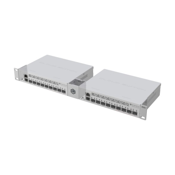 Accesorio switches 200mm. Montaje dual en 1u para rack 19" o montaje individual 1U Rack de 10"