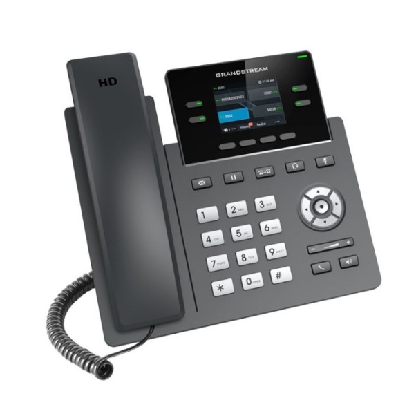 Teléfono IP WiFi 6 Grandstream GRP2612W - 4 SIP PoE