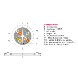 Патч-корд GAESTOPAS CLS016N8.10 - Cat6 U-UTP