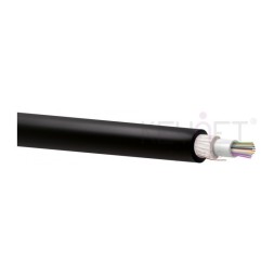 Cable 8fo holgada G657A2, monotubo, Fv, CPR-Eca LSZH-FR negra. Bobina 2Km